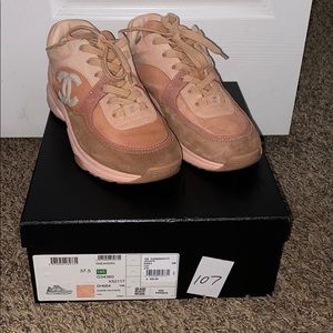 Chanel Suede Calfskin Sneakers